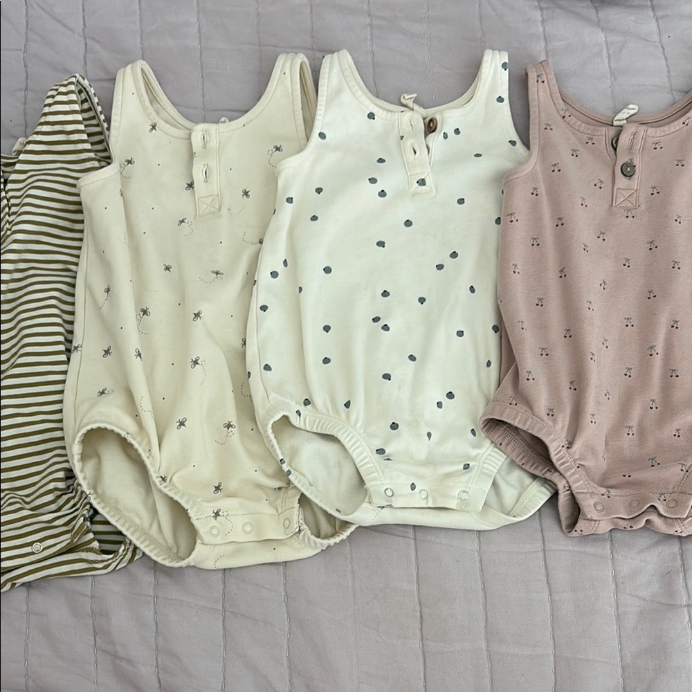 Quincy Mae Bubble Romper Set 18-24 months